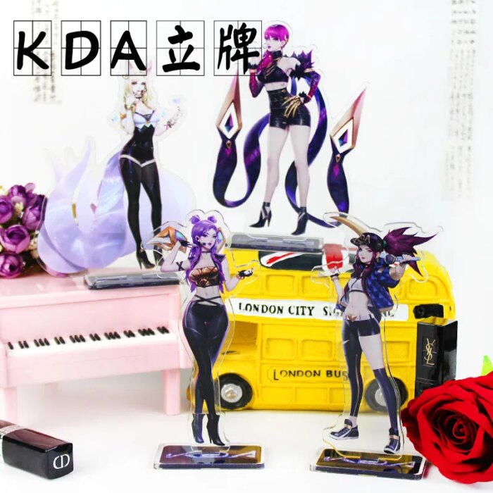 League of Legends K/DA Characters 2D Figures