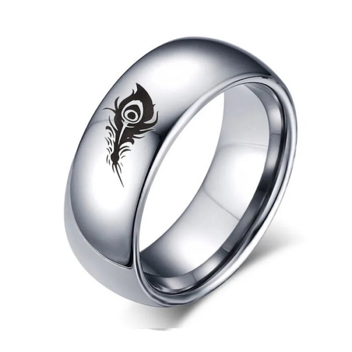 Rakan The Charmer & Xayah The Rebel Feather Symbols Rings - Image 2