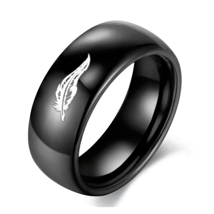 Rakan The Charmer & Xayah The Rebel Feather Symbols Rings - Image 3